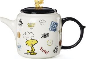 史努比陪你下午茶 | Lenox Chef 陶瓷茶壶折后仅需$31.04（Prime包邮）