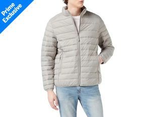 Prime会员必抢｜Amazon Essentials男士轻量棉服$9.99免邮，附送收纳袋