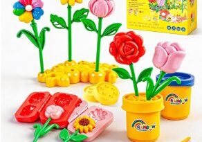 让孩子释放创意！彩泥花卉手工DIY套装，$7.69 Prime包邮