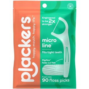 Plackers牙线棒选它就对了｜折后$1.73、Prime免邮、90支装
