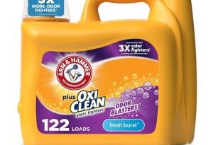 $9.98包邮新低价！ARM & HAMMER × OxiClean双效洗衣液，专业除异味去污渍
