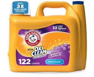 $9.98包邮新低价！ARM & HAMMER × OxiClean双效洗衣液，专业除异味去污渍