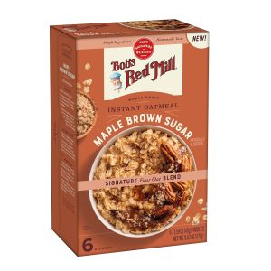 枫糖红糖香气飘飘｜Bob's Red Mill即食燕麦6袋装降价中