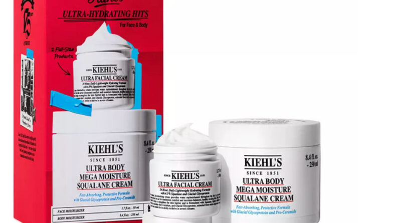秋冬必备|Kiehl's保湿套装5折清仓,面霜+身体乳仅需$36