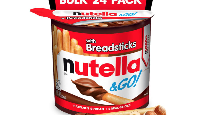 【热销零食】Nutella & GO!榛子酱蘸棒24杯装丨折后$12.66 Prime免邮超划算