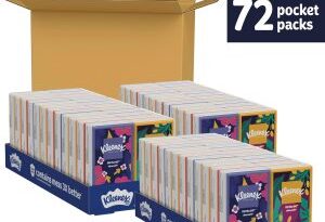 「Kleenex 轻薄便携三层纸巾72包」折后$14.98 Prime免邮费