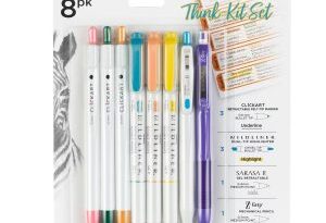 仅需$7.49！斑马Mildliner荧光笔+印章笔8支套装