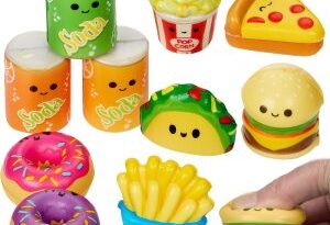 「$9.99限时特价」10款美食软萌捏捏乐套装｜Prime包邮配送