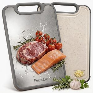 【Prime包邮$9.98】钛金属砧板双面使用，生熟分用更卫生