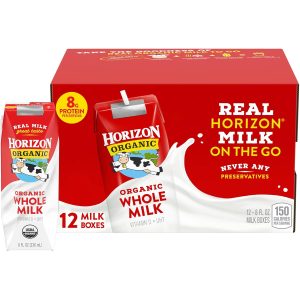 每瓶$0.88起！Horizon有机常温牛奶12盒，折后$10.58 Prime包邮